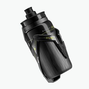Kerékpáros készlet Elite Kosár Custom Race Plus + Palack Elite Fly Tex Maillot Jaune 550 ml black (Custom Race Plus/Fly Tex Maillot Jaune EL0140667) kép