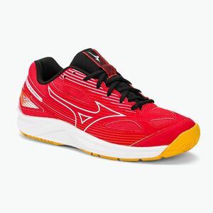 Férfi röplabda cipő Mizuno Cyclone Speed 4 radiant red/white/carrot curl (Cyclone Speed 4 V1GA238002) kép