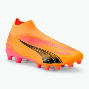 PUMA Ultra Match+ LL Fg/Ag sunset glow/puma black/sun stream futballcipő (Ultra Match+ LL Fg/Ag 107759) kép