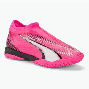Gyerek focicipő PUMA Ultra Match LL IT+ Mid poison pink/puma white/puma black (Ultra Match LL IT+ Mid 107773) kép