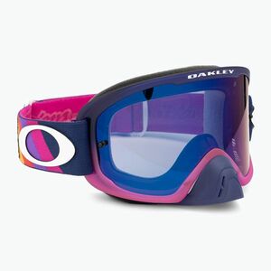 Kerékpáros szemüveg Oakley O Frame 2.0 Pro MTB tld navy stripes/black ice iridium (O Frame 2.0 Pro MTB M OO7117) kép