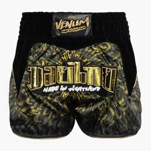 Sportnadrág Venum Attack Muay Thai black/gold (Attack Muay Thai VENUM-05107-126) kép