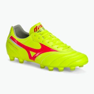 Mizuno Morelia II Pro MD biztonsági sárga/tüzes korall 2/galaxis ezüst férfi futballcipő (Morelia II Pro MD P1GA241345) kép