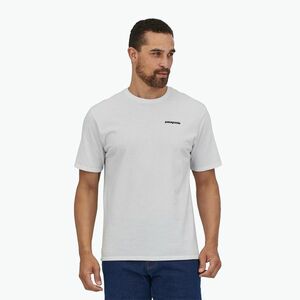 Férfi trekking póló Patagonia P-6 Logo Responsibili-Tee white (P-6 Logo Responsibili-Tee 38504) kép