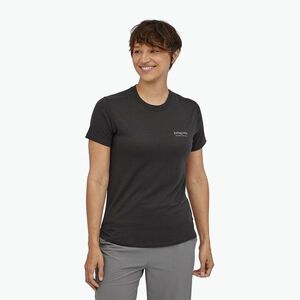 Női póló Patagonia Cap Cool Merino Blend Graphic Shirt heritage header/black (Cap Cool Merino Blend Graphic Shirt 44595) kép