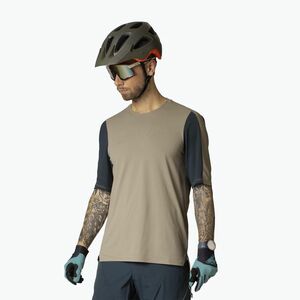 férfi kerékpáros mez DYNAFIT Ride rock khaki (Ride S/S 08-0000071824) kép