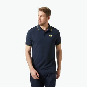 Férfi galléros póló Helly Hansen Kos Polo navy/gold rush (Kos Polo 34068_599) kép