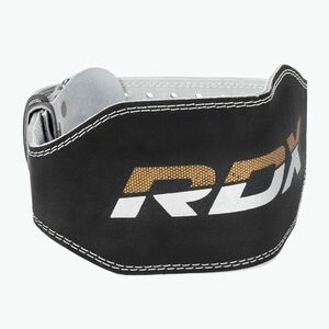 RDX súlyemelő öv 6" bőr fekete / arany (Belt 6" Leather WBS-6RB) kép
