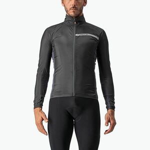 Férfi kerékpáros dzseki Castelli Squadra Stretch light black/dark gray (Squadra Stretch 4521511) kép