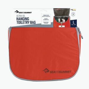 túrázó piperetáska Sea to Summit Ultra-Sil Hanging Toiletry Bag spicy orange (Ultra-Sil Hanging Toiletry Bag ATC023011) kép