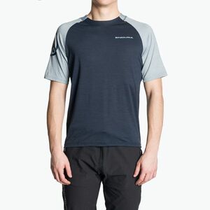 Férfi kerékpáros póló Endura Singletrack ink blue (Singletrack S/S E3204BI) kép