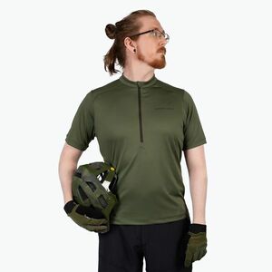 Férfi kerékpáros póló Endura Hummvee II S/S olive green (Hummvee II S/S E3233GO) kép