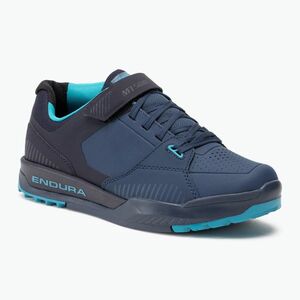 Férfi MTB kerékpáros cipő Endura MT500 Burner Clipless tengerészkék (MT500 Burner Clipless E9501) kép