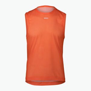 Férfi kerékpáros trikó POC Air Indoor Vest zink orange (Air Indoor Vest 52338) kép
