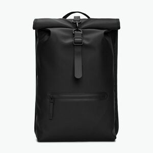 városi hátizsák Rains Rucksack Rolltop W3 13 l black (Rucksack Rolltop 13320) kép