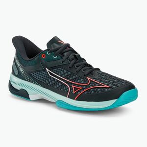Férfi teniszcipő Mizuno Wave Exceed Tour 5 AC collegiate blue/soleil/tanager turquoise (Wave Exceed Tour 5 AC 61GA227012) kép