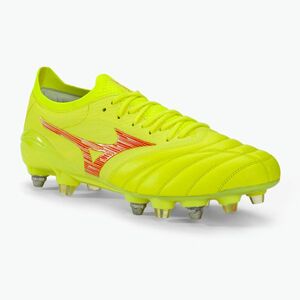 Férfi focicipő Mizuno Morelia Neo IV Β Japan Mix safety yellow/flery coral 2/safety yellow (Morelia Neo IV Β Japan Mix P1GC244045) kép