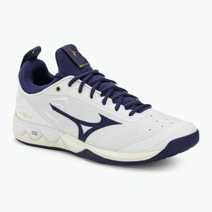 Férfi röplabda cipő Mizuno Wave Luminous 2 white/blue ribbon/mpgold (Wave Luminous 2 V1GA212043) kép