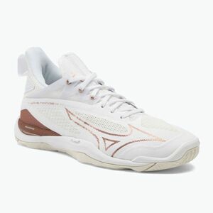Női kézilabda cipő Mizuno Wave Mirage 4 white/rose/snow white (Wave Mirage 4 X1GB215036) kép