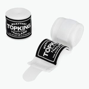 Bokszoló bandázsok Top King 450 cm white (TKHWR-01) kép