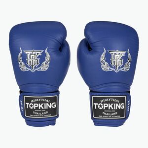Bokszkesztyűk Top King Muay Thai Super Air blue (Muay Thai Super Air TKBGSA) kép