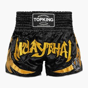 Top King Kickboxing edző rövidnadrág fekete/arany (Kickboxing TKTBS-067) kép