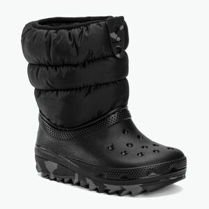Gyerek hótaposó Crocs Classic Neo Puff black (Classic Neo Puff 207683-001) kép