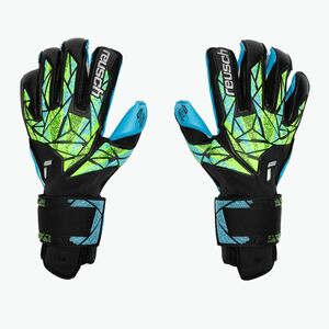 kapuskesztyű Reusch Attrakt Aqua Evolution black/fluo lime/aqua (Attrakt Aqua Evolution 5470455) kép