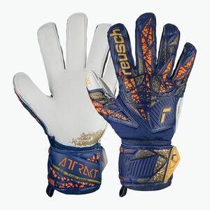 kapuskesztyű Reusch Attrakt Grip premium blue/gold (Attrakt Grip 5470815) kép