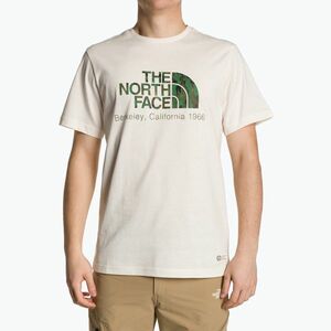 Férfi póló The North Face Berkeley California white dune/optic emeral (Berkeley California NF0A87U5Y1O1) kép