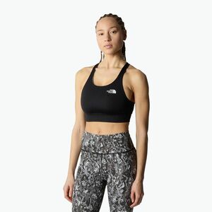 The North Face Flex Reversible aszfalt szürke absztrakt fitnesz melltartó (Flex Reversible NF0A886QWJI1) kép