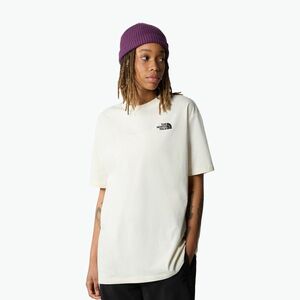 Női póló The North Face Essential Oversize Tee white dune (Essential Oversize Tee NF0A87NQQLI1) kép
