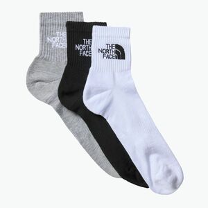 Trekking zokni The North Face Multi Sport Cush Quarter Sock 3 darab black assorted (Multi Sport Cush Quarter Sock 3P NF0A882G3OW1) kép