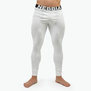 Férfi sportleggings NEBBIA Discipline white (Discipline 708) kép