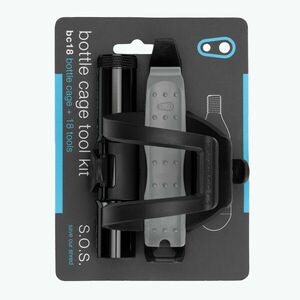 Crankbrothers Multitool S.O.S. BC17 Bottle Cage Kit black szerszámkészlet palacktartóhoz (Multitool S.O.S. BC17 Bottle Cage Kit CR-16776) kép