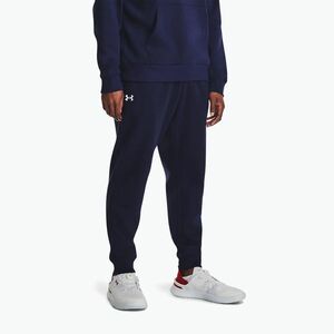Férfi sportnadrág Under Armour Rival Fleece midnight navy/white (Rival Fleece Joggers 1379774-410) kép