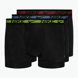 Férfi boxeralsó Nike Dri-FIT Ultra Stretch Micro Trunk 3 darab black/volt/blue/red (Dri-FIT Ultra Stretch Micro Trunk KE1152) kép