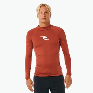 Férfi hosszú ujjú felső úszáshoz Rip Curl Waves Upf Perf L/S red (Waves UPF Performance 141MRV) kép