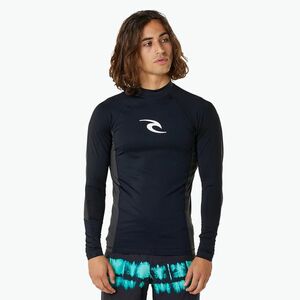 Férfi hosszú ujjú felső úszáshoz Rip Curl Waves Upf Perf L/S black (Waves UPF Performance 141MRV) kép