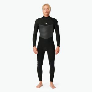 Férfi neoprén ruha Rip Curl D/Patrol 3/2 mm GB B/Zip Stmr black (Dawn Patrol 3/2 mm Back Zip 15BMFS) kép
