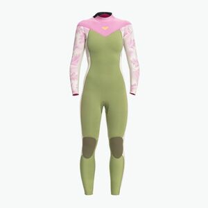 Női neoprén ruha ROXY 4/3 mm Rise BZ palmed out light gray (4/3 mm Rise Back Zip GBS ERJW103156-XBKP) kép