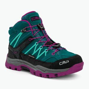 Gyerek trekking cipő CMP Rigel Mid lake/pink fluo (Rigel Mid Wp 3Q12944/26EL) kép