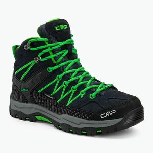 Gyerek trekking cipő CMP Rigel Mid blue/gecko (Rigel Mid Wp 3Q12944J/51AK) kép