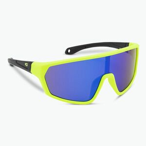 Gyerek napszemüveg GOG Flint matt neon yellow/black/polychromatic blue (Flint E995-2) kép