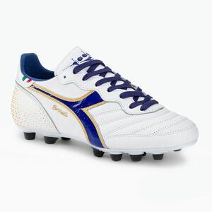 Férfi focicipő Diadora Brasil Italy OG GR LT+ MDPU white/blue/gold (Brasil Italy DD-101.179595-D0953) kép