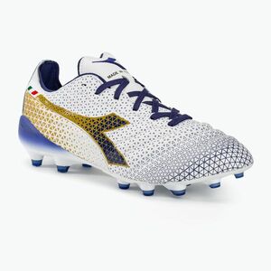 Férfi focicipő Diadora Brasil Elite Tech GR ITA LPX white/blue/gold (Brasil Elite Tech DD-101.179597-D0953) kép