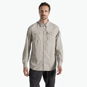 Férfi Craghoppers NosiLife Adventure hosszú ujjú ing III pergamen trekking póló (NosiLife Adventure Long Sleeved Shirt III CMS709) kép