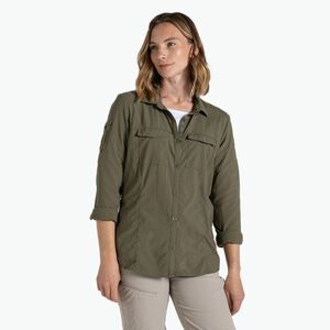Női Craghoppers NosiLife Adventure hosszú ujjú ing III vadoliva trekking póló (NosiLife Adventure Long Sleeved Shirt III CWS534) kép