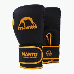 Boxkesztyű MANTO Essential black (Essential MNG006_BLK-ORG_16OZ) kép