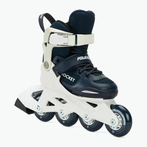 Gyerek görkorcsolya Powerslide Rocket white/navy blue (Rocket Jr 940673) kép